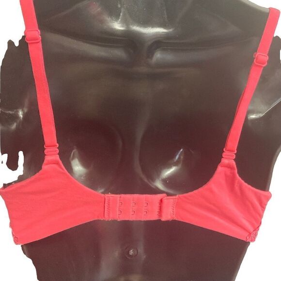 VICTORIA’S SECRET Lace bra pink/orange,34C,Demi-Bust - Picture 2 of 15